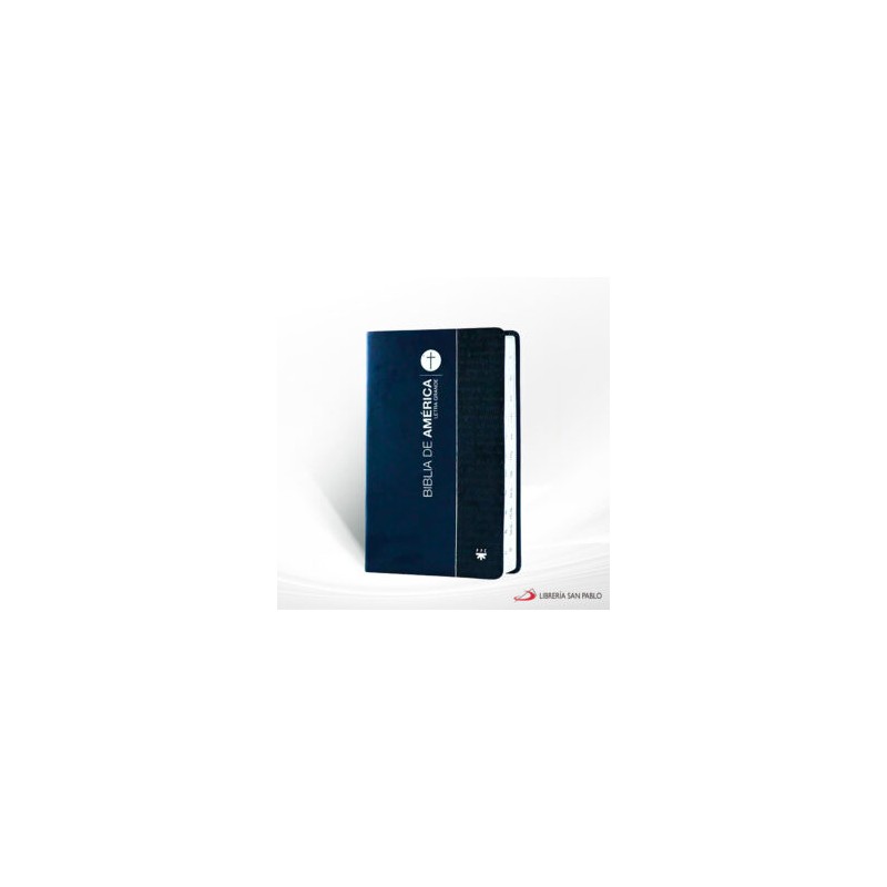 BIBLIA DE AMERICA L/G AZUL (FLEXIBLE) – PPC