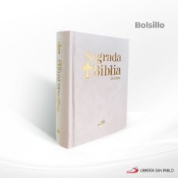 SAGRADA BIBLIA CATOLICA BLANCA SIN MOTIVO BOLSILLO – SAN PABLO