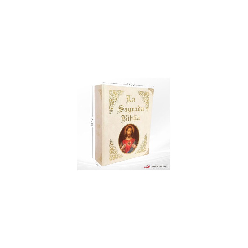 LA SAGRADA BIBLIA SAGRADO CORAZON  MARFIL – DL