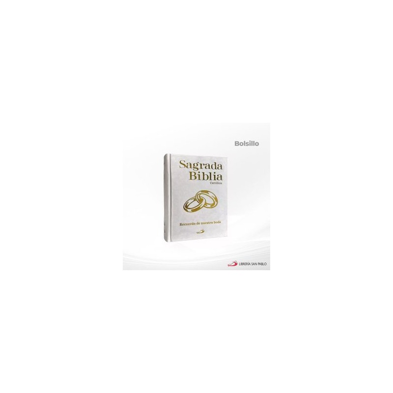 SAGRADA BIBLIA CATOLICA BOLSILLO BODA – SAN PABLO
