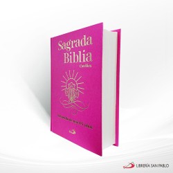 SAGRADA BIBLIA CATOLICA XV AÑOS COLOR ROSA – SAN PABLO